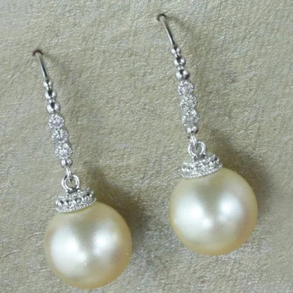 ✨Dainty Hot Silver Plated Exclusive Pearl Earrings for Women, GPMB1479 - Picture 2 of 6